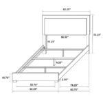 MARCELINE 5-PIECE QUEEN BEDROOM SET WHITE - Image 16