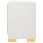 MARCELINE 2-DRAWER NIGHTSTAND WHITE - Image 5