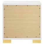 MARCELINE 2-DRAWER NIGHTSTAND WHITE - Image 7