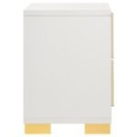 MARCELINE 2-DRAWER NIGHTSTAND WHITE - Image 9