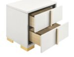 MARCELINE 2-DRAWER NIGHTSTAND WHITE - Image 10