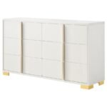 MARCELINE 6-DRAWER DRESSER WHITE - Image 4