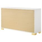 MARCELINE 6-DRAWER DRESSER WHITE - Image 8