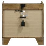 HENDERSON 1-DRAWER LED NIGHTSTAND BEDSIDE TABLE MEDIUM OAK - Image 5