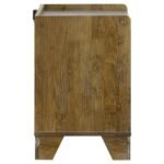HENDERSON 1-DRAWER LED NIGHTSTAND BEDSIDE TABLE MEDIUM OAK - Image 6