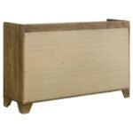 HENDERSON 6-DRAWER BEDROOM DRESSER CABINET MEDIUM OAK - Image 4
