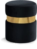 Hailey Velvet Upholstered Stool