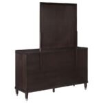 EMBERLYN 6-DRAWER DRESSER WITH MIRROR BROWN - Image 6
