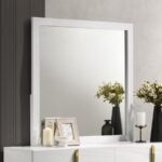INES DRESSER MIRROR WHITE HIGH GLOSS - Image 2