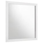 INES DRESSER MIRROR WHITE HIGH GLOSS