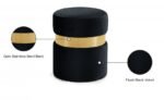 Hailey Velvet Upholstered Stool - Image 4