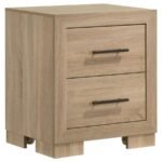ARIELLE 5-PIECE QUEEN BEDROOM SET LIGHT OAK - Image 5