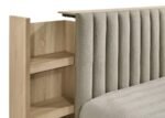 ARIELLE 5-PIECE QUEEN BEDROOM SET LIGHT OAK - Image 13