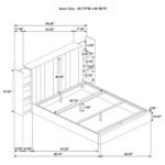 ARIELLE 5-PIECE QUEEN BEDROOM SET LIGHT OAK - Image 15