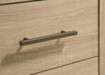 ARIELLE 2-DRAWER BEDROOM NIGHTSTAND WITH CASTERS LIGHT OAK - Image 8