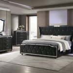 LORIENT 5-PIECE QUEEN BEDROOM SET BLACK