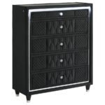 LORIENT 5-PIECE QUEEN BEDROOM SET BLACK - Image 11