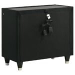 LORIENT 2-DRAWER LED NIGHTSTAND WITH USB BLACK - Image 6