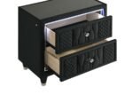 LORIENT 2-DRAWER LED NIGHTSTAND WITH USB BLACK - Image 10