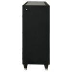 LORIENT 8-DRAWER LED BEDROOM FLAME BOX DRESSER BLACK - Image 5