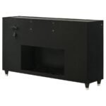 LORIENT 8-DRAWER LED BEDROOM FLAME BOX DRESSER BLACK - Image 8