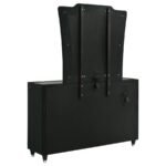 LORIENT 8-DRAWER LED DRESSER WITH MIRROR BLACK - Image 6