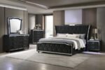 LORIENT 8-DRAWER LED DRESSER WITH MIRROR BLACK - Image 14