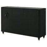 LORIENT 8-DRAWER LED BEDROOM DRESSER CABINET BLACK - Image 8
