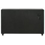 RAVENNE 6-DRAWER VELVET UPHOLSTERED LED DRESSER CABINET BLACK - Image 7