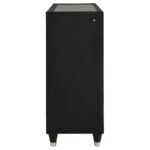 RAVENNE 6-DRAWER VELVET UPHOLSTERED LED DRESSER CABINET BLACK - Image 9