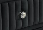 RAVENNE 6-DRAWER VELVET UPHOLSTERED LED DRESSER CABINET BLACK - Image 11