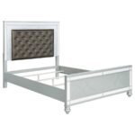 GUNNISON 5-PIECE QUEEN BEDROOM SET SILVER METALLIC - Image 3