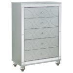 GUNNISON 5-PIECE QUEEN BEDROOM SET SILVER METALLIC - Image 11