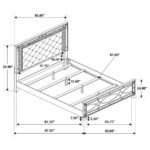 GUNNISON 5-PIECE QUEEN BEDROOM SET SILVER METALLIC - Image 16
