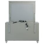 GUNNISON 6-DRAWER DRESSER WITH MIRROR SILVER METALLIC - Image 7