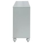 GUNNISON 6-DRAWER DRESSER SILVER METALLIC - Image 9