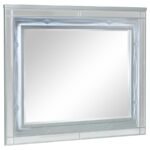GUNNISON DRESSER MIRROR SILVER METALLIC