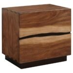 WINSLOW 5-PIECE QUEEN BEDROOM SET SMOKEY WALNUT - Image 4
