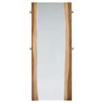 WINSLOW 31 X 76 INCH STANDING FLOOR MIRROR SMOKEY WALNUT - Image 3