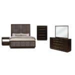 DURANGO 5-PIECE QUEEN BEDROOM SET SMOKED PEPPERCORN - Image 2