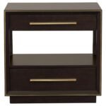 DURANGO 2-DRAWER NIGHTSTAND SMOKED PEPPERCORN - Image 3