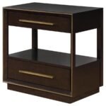 DURANGO 2-DRAWER NIGHTSTAND SMOKED PEPPERCORN - Image 4