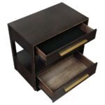 DURANGO 2-DRAWER NIGHTSTAND SMOKED PEPPERCORN - Image 7