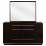 DURANGO 8-DRAWER DRESSER WITH MIRROR SMOKED PEPPERCORN - Image 3