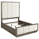 DURANGO 5-PIECE QUEEN BEDROOM SET TAUPE OAK - Image 3
