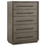 DURANGO 5-PIECE QUEEN BEDROOM SET TAUPE OAK - Image 11