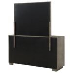 DURANGO 8-DRAWER DRESSER AND MIRROR TAUPE OAK - Image 8