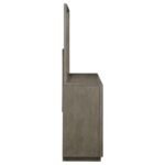 DURANGO 8-DRAWER DRESSER AND MIRROR TAUPE OAK - Image 9