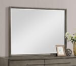 DURANGO DRESSER MIRROR TAUPE OAK - Image 2