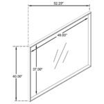 DURANGO DRESSER MIRROR TAUPE OAK - Image 5